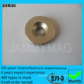 D25d5H3 magnet with screw hole